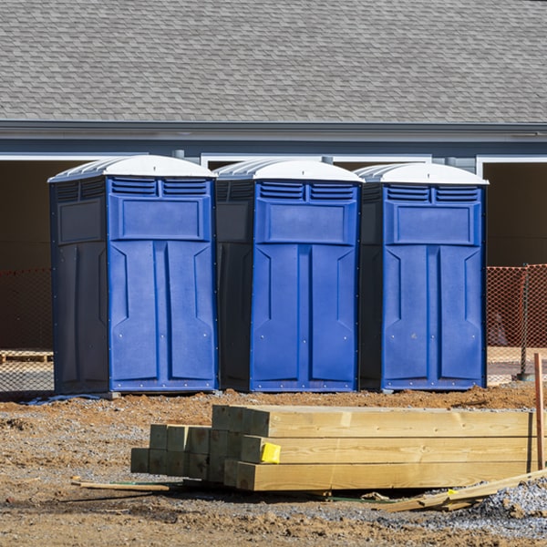 what is the maximum capacity for a single porta potty in Libby MT